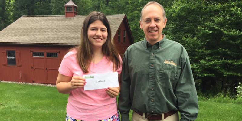 Lawn Tech Scholarship Fund Winner - Isabella DeStefano